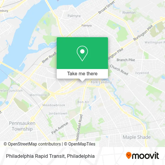 Philadelphia Rapid Transit map