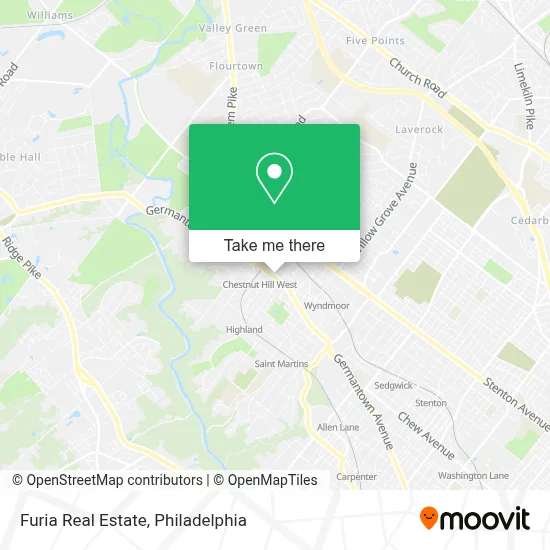 Furia Real Estate map