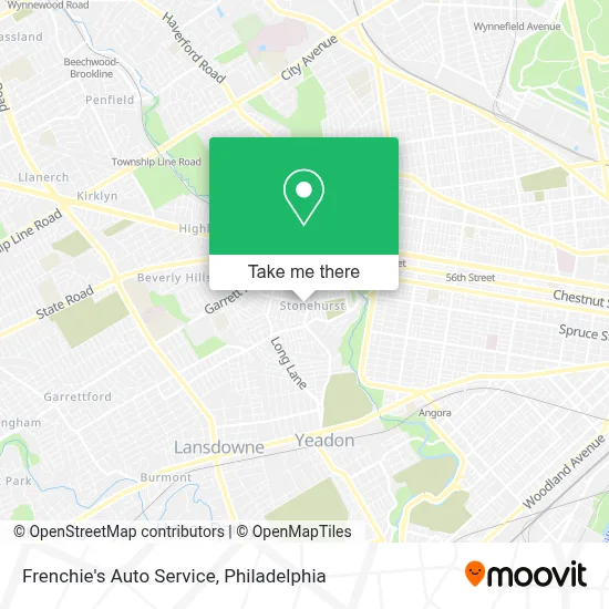 Frenchie's Auto Service map