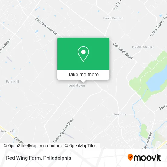 Red Wing Farm map