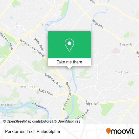Perkiomen Trail map