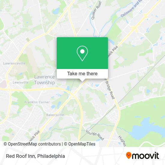 Red Roof Inn map