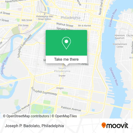 Joseph P. Badolato map