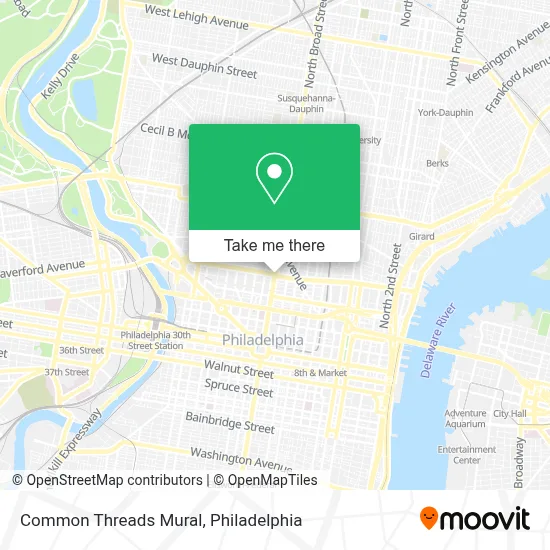 Common Threads Mural map