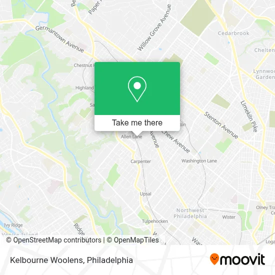 Kelbourne Woolens map