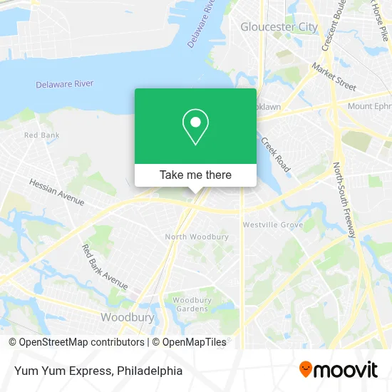 Yum Yum Express map