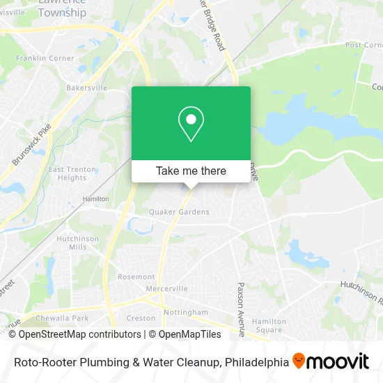 Roto-Rooter Plumbing & Water Cleanup map