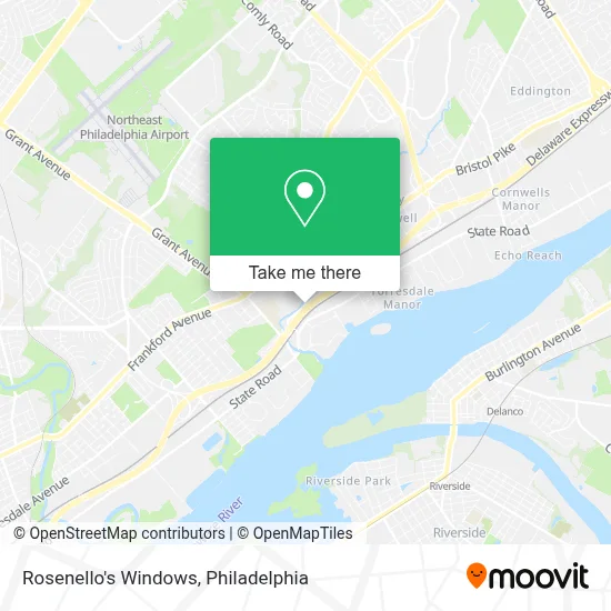 Rosenello's Windows map