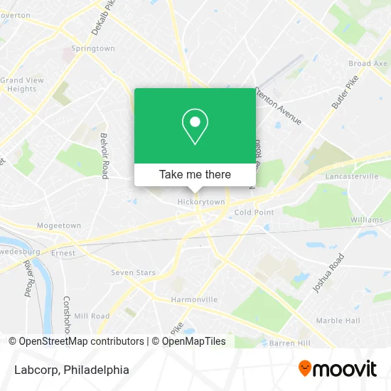 Labcorp map