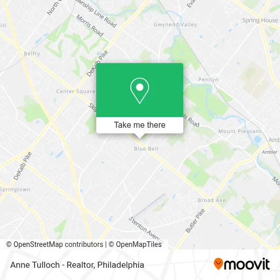 Anne Tulloch - Realtor map