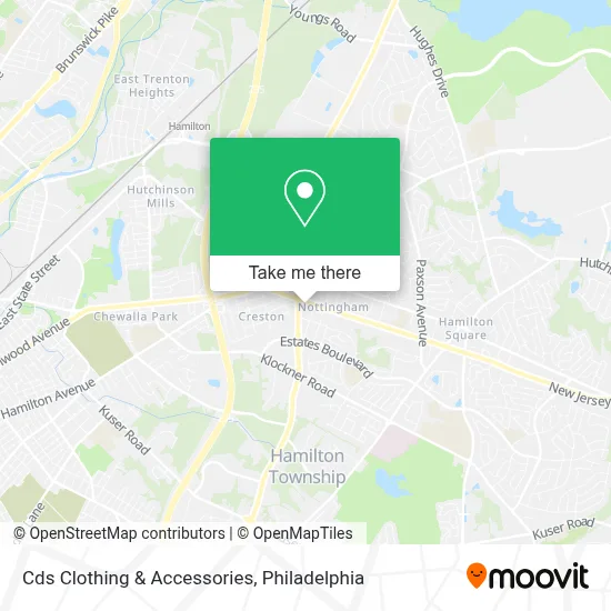 Cds Clothing & Accessories map