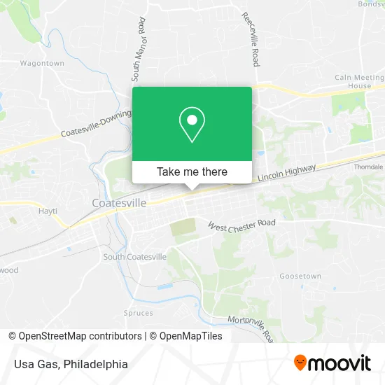 Usa Gas map