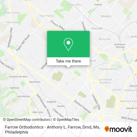 Farrow Orthodontics - Anthony L. Farrow, Dmd, Ms map