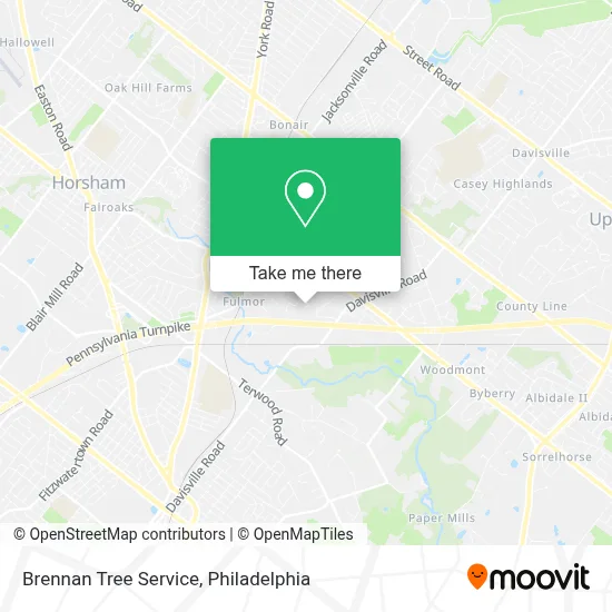 Brennan Tree Service map