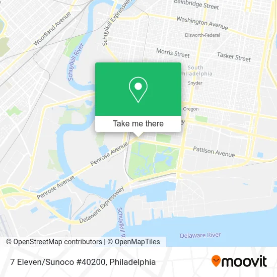 7 Eleven/Sunoco #40200 map