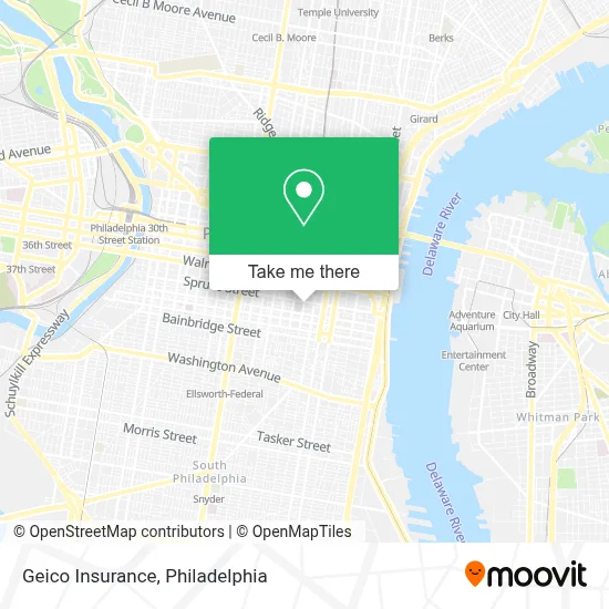 Geico Insurance map