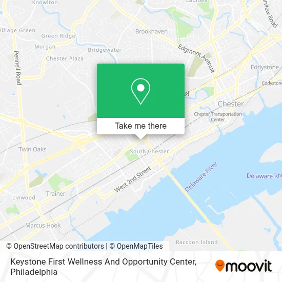 Keystone First Wellness And Opportunity Center map