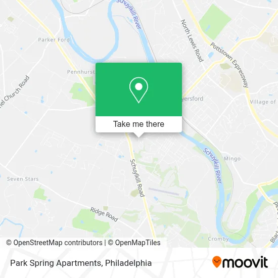 Park Spring Apartments map