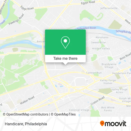 Handicare map