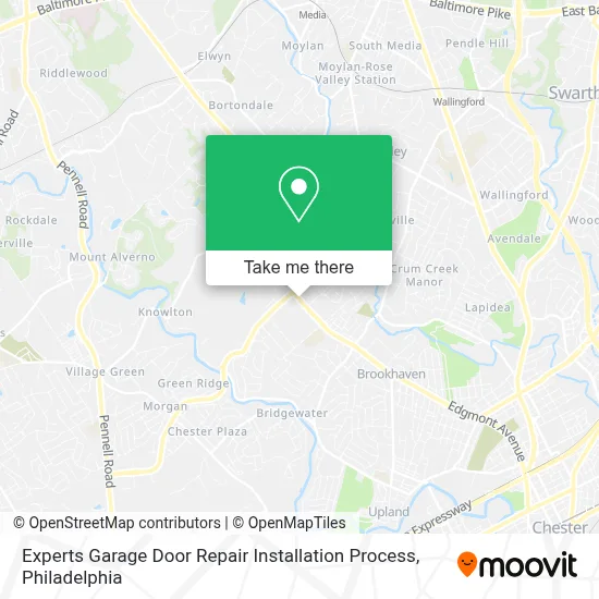Experts Garage Door Repair Installation Process map