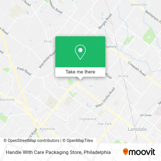 Handle With Care Packaging Store map