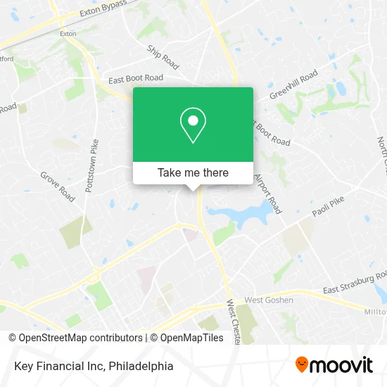 Key Financial Inc map