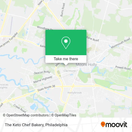 The Keto Chef Bakery map