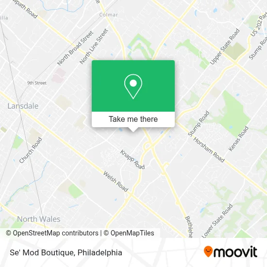 Se' Mod Boutique map