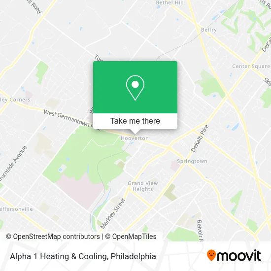 Alpha 1 Heating & Cooling map