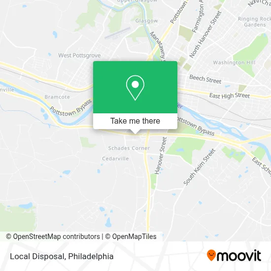 Local Disposal map