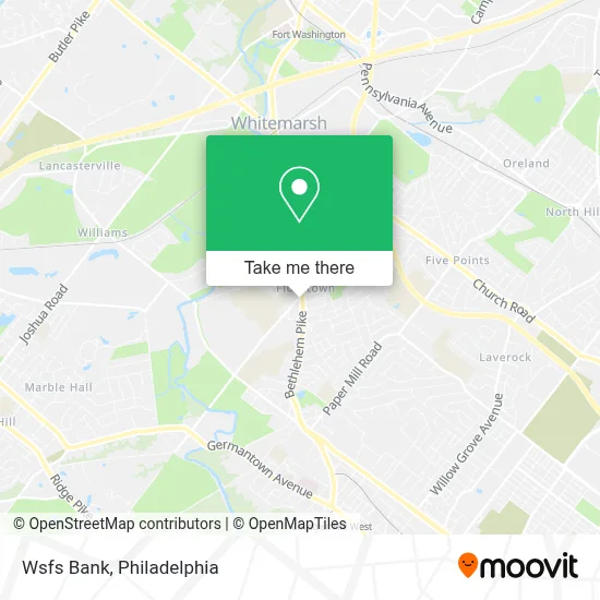 Wsfs Bank map