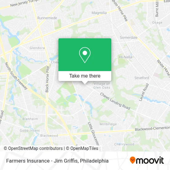 Farmers Insurance - Jim Griffis map