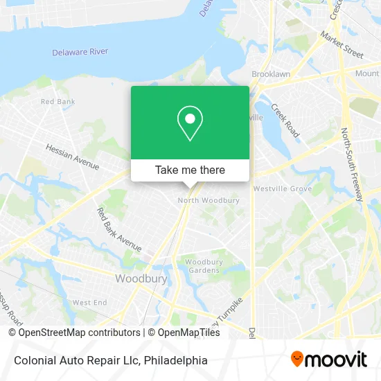 Colonial Auto Repair Llc map