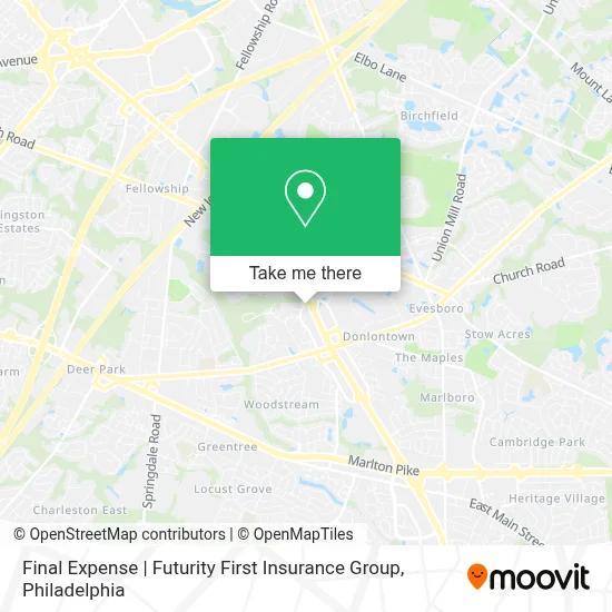 Final Expense | Futurity First Insurance Group map