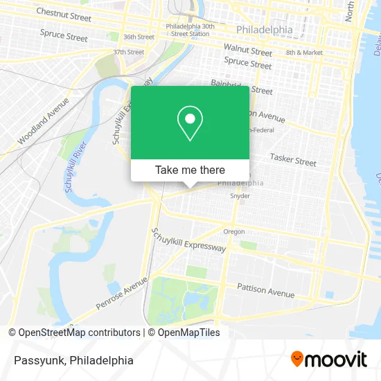 Passyunk map