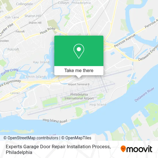Experts Garage Door Repair Installation Process map