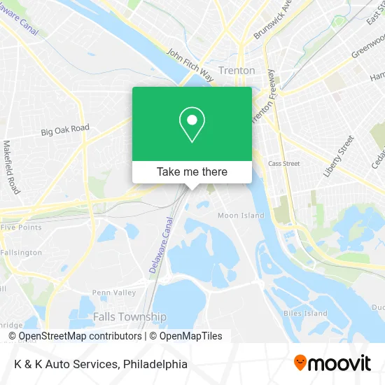 K & K Auto Services map