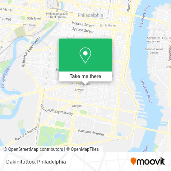 Dakinitattoo map