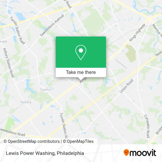 Lewis Power Washing map