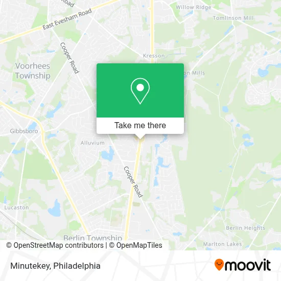 Minutekey map