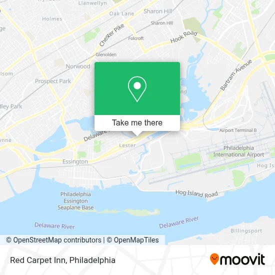 Red Carpet Inn map