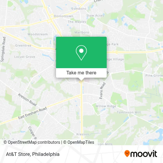 At&T Store map