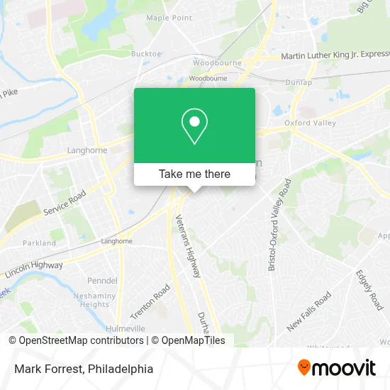 Mark Forrest map
