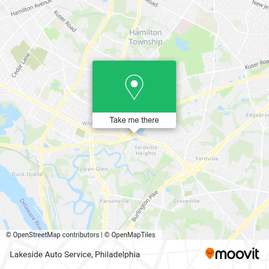 Lakeside Auto Service map