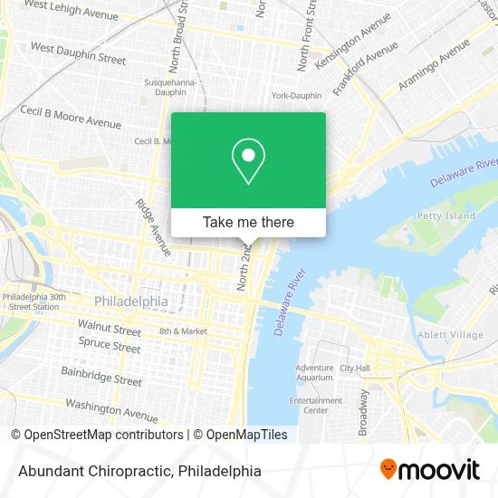 Abundant Chiropractic map