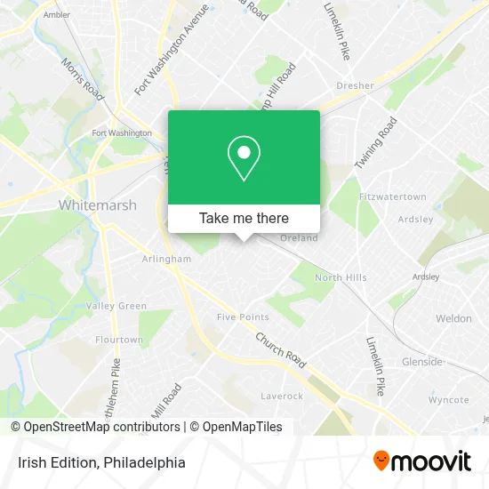 Irish Edition map
