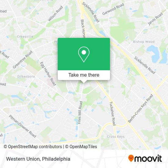 Western Union map