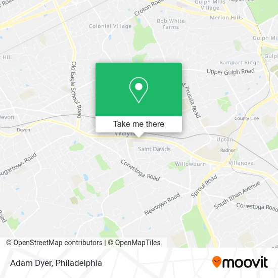Adam Dyer map