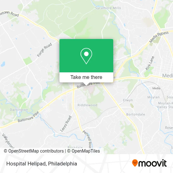 Hospital Helipad map