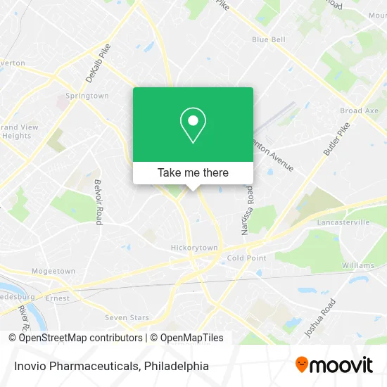 Inovio Pharmaceuticals map